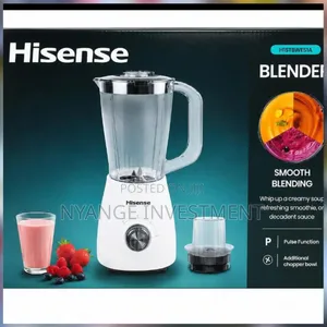 Hisense H15TBWES1A 2-in-1 Blender and Grinder With a 1.5-Liter Jug.