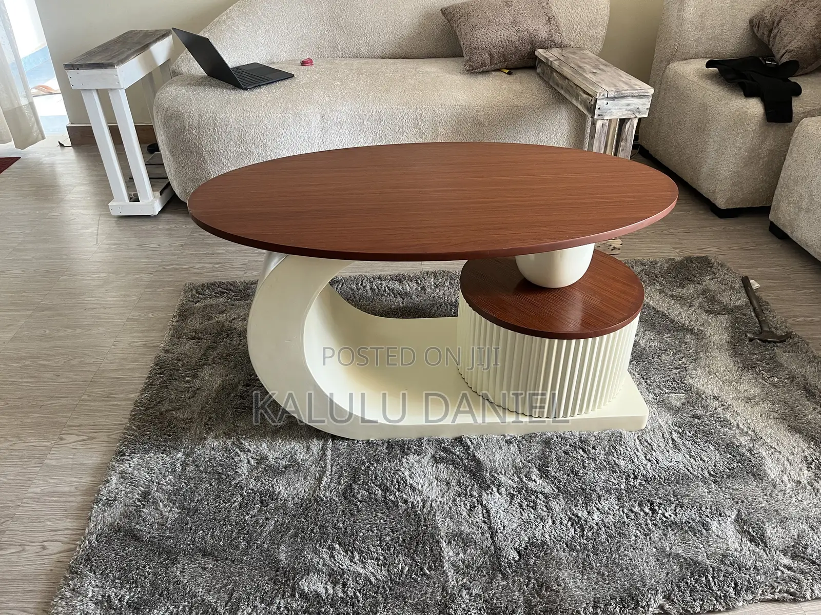 Luxury Oval Coffee Table