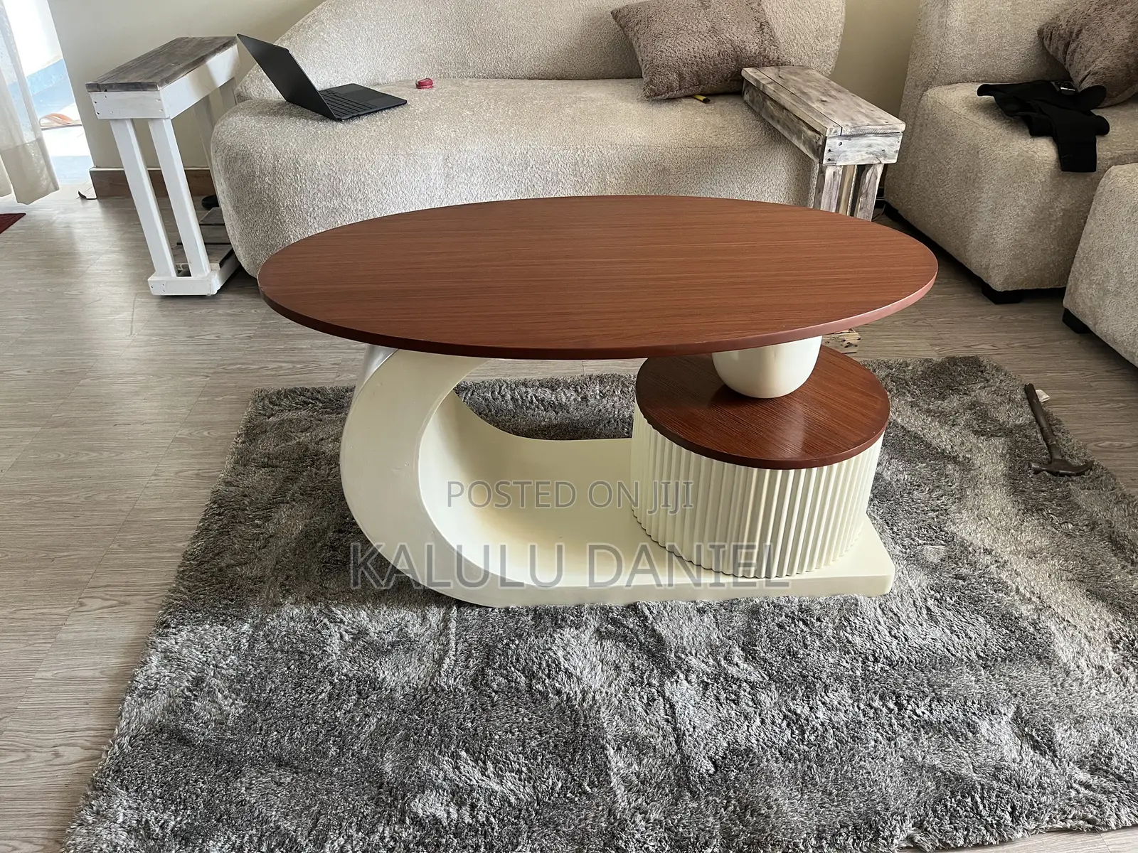 Luxury Oval Coffee Table