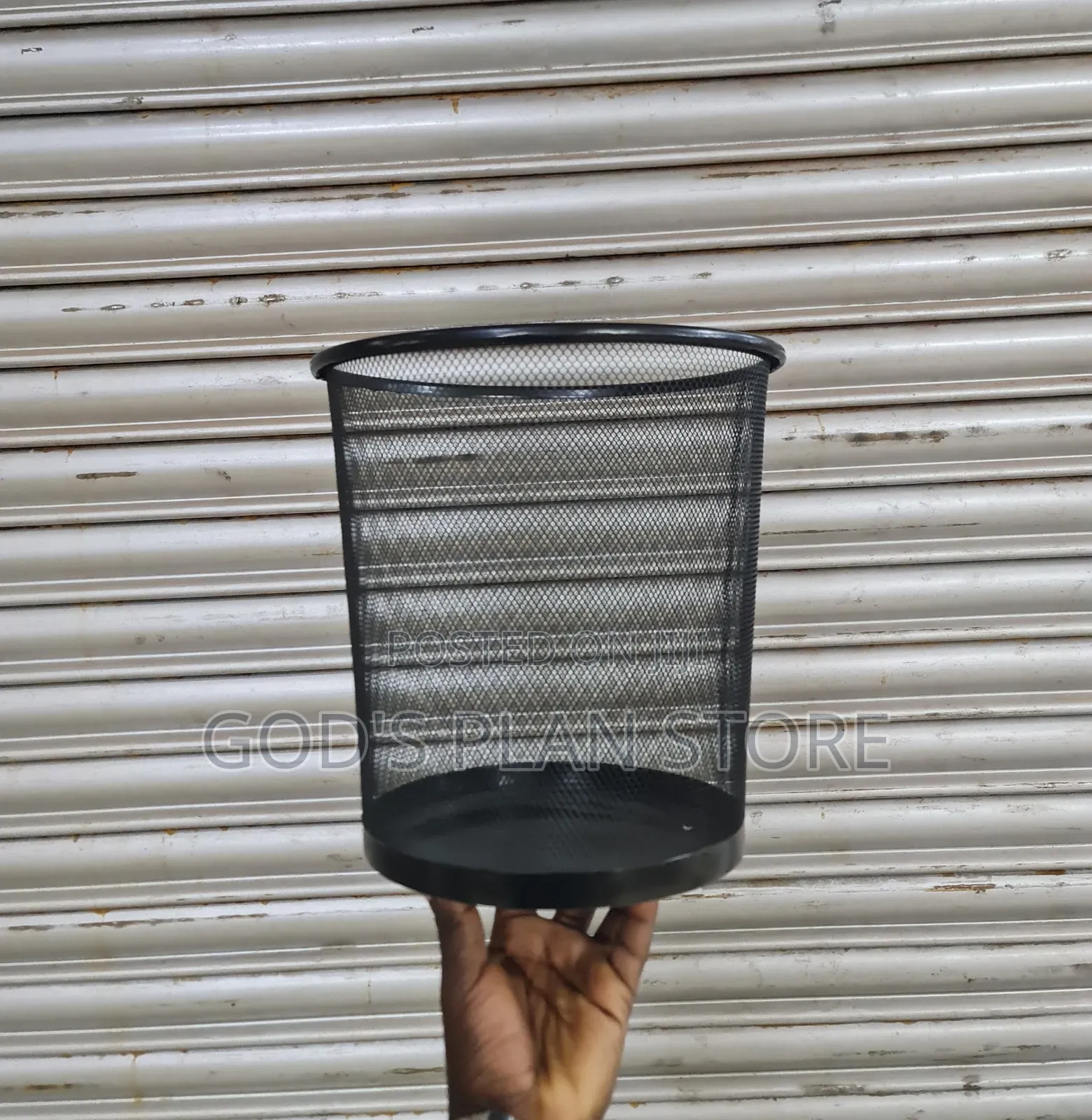 Office Paper Bin/Office Dust Bins Mesh Black