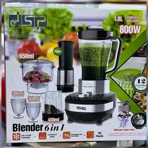 DSP KJ2177U 6-in-1 Multifunctional Blender Set,