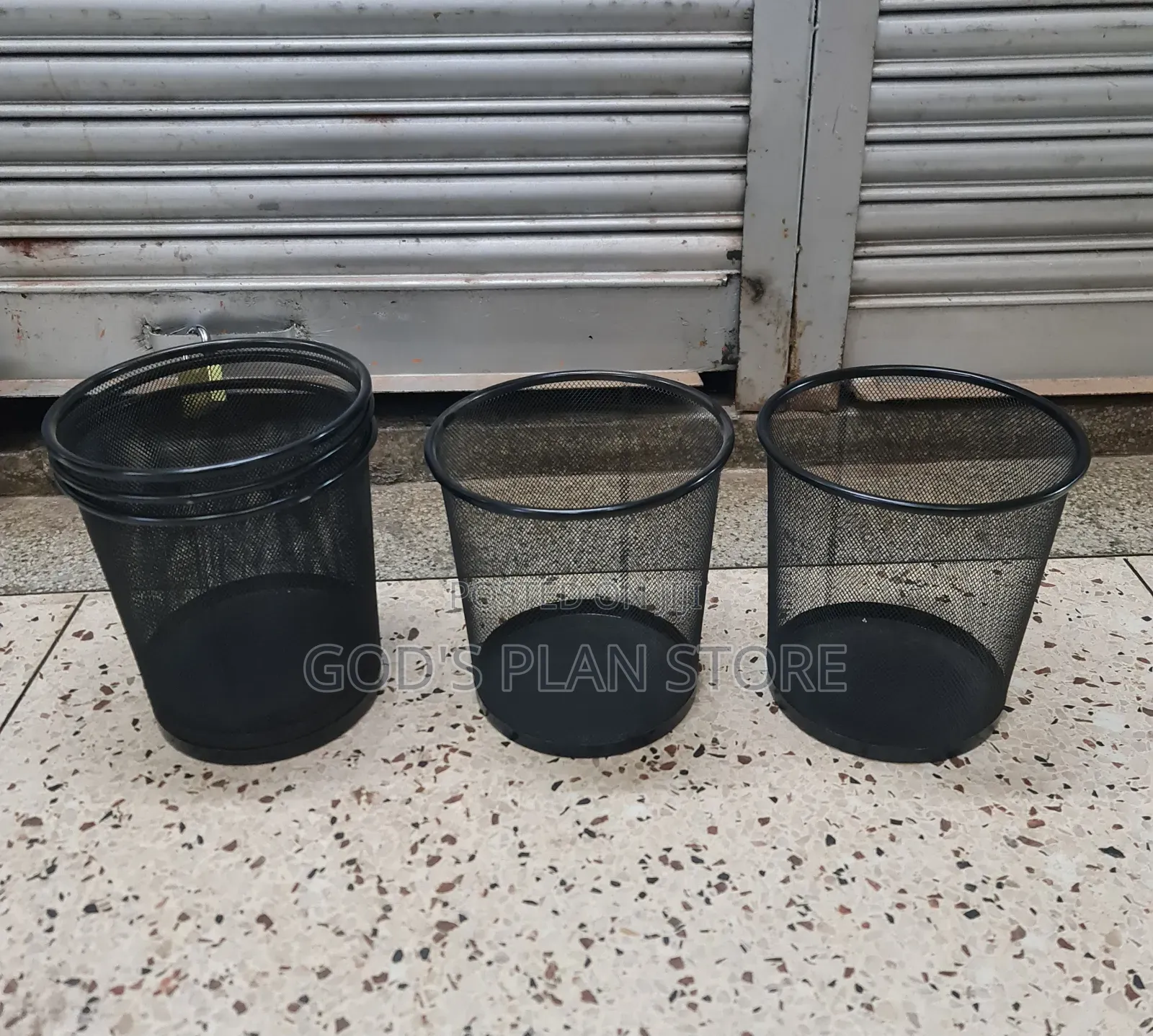10litres Metallic Dust Bins Metallic Mesh Dust Bin