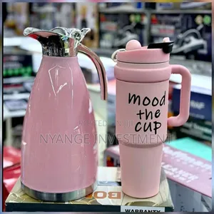 2-in-1 Vacuum Flask and "Mood the Cup"