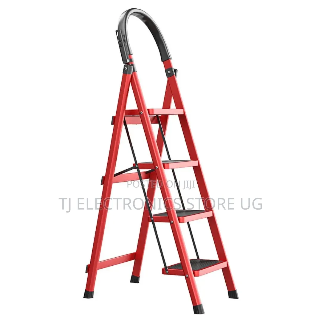 Four Step Ladder Red in Colour