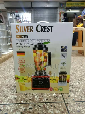 Silver Crest SC-9880 2-in-1 Heavy-Duty Blender and Grinder