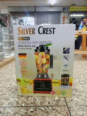 Silver Crest SC-9880 2-in-1 Heavy-Duty Blender and Grinder