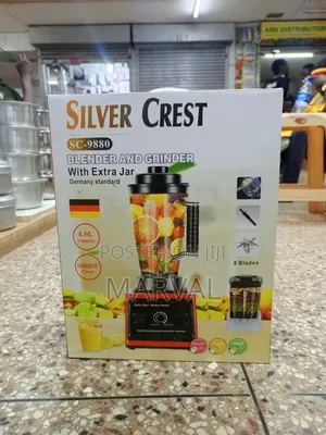 Silver Crest SC-9880 2-in-1 Heavy-Duty Blender and Grinder