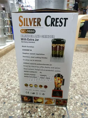 Silver Crest SC-9880 2-in-1 Heavy-Duty Blender and Grinder