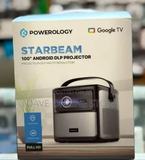 Powerology StarBeam 100-Inch Android DLP Projector