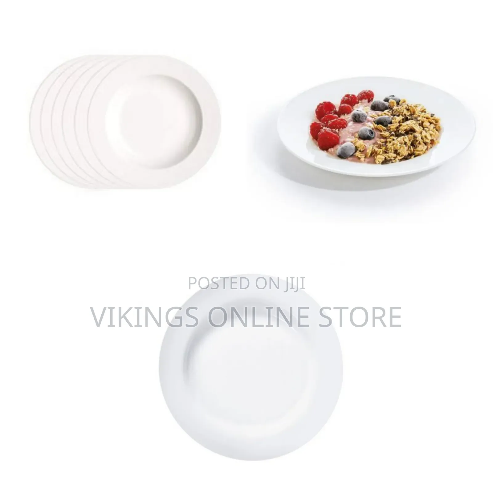 Luminarc 6 Pieces of Luminarc Round Plain Design Plates