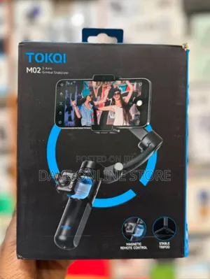 TOKQI M02 3-Axis Handheld Gimbal Stabilizer Cell Phone Selfie Tripod