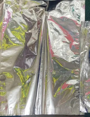 100pcs 1kg Packing Silver Aluminium Bags.
