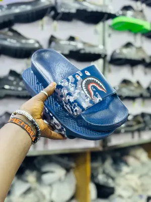 Men's Stylish Shark Camo Slide Sandals