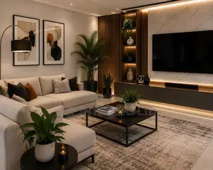 Indoor Plant Artwork Styling