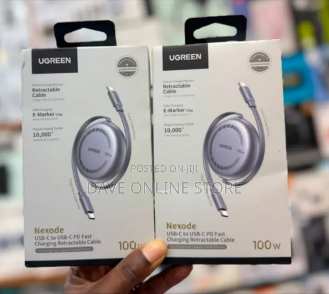 Ugreen Nexode USB-C to USB-C 100W PD Fast Charging Retractable Cable