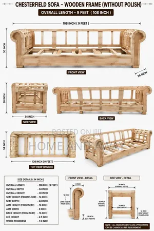 Sofas/Chesterfield Sofa Production From 2,000,000/- A Set of 5 Seaters