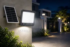 500W Split Solar Floodlight With Sensor and Panel