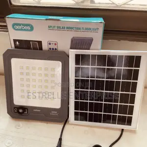 500W Split Solar Floodlight With Sensor and Panel