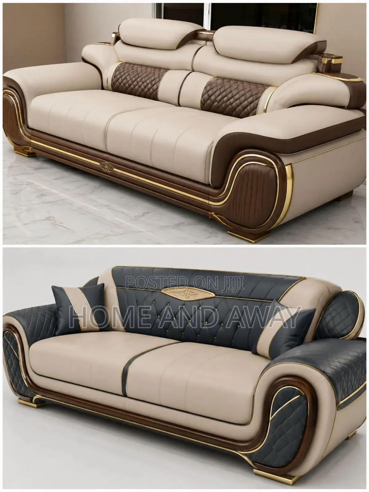 Sofas/Double Face 2 Seaters Leather Sofas From 1,300,000/-