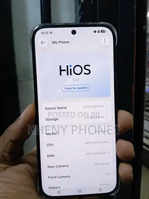 Tecno Camon 50 256 GB Black