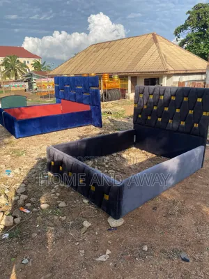 Beds/Velvet Dressed Beds in Any Colour From 1,380,000/- With Delivery