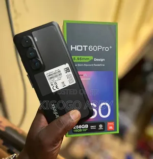 New Infinix Hot 60 Pro+ 256 GB Black