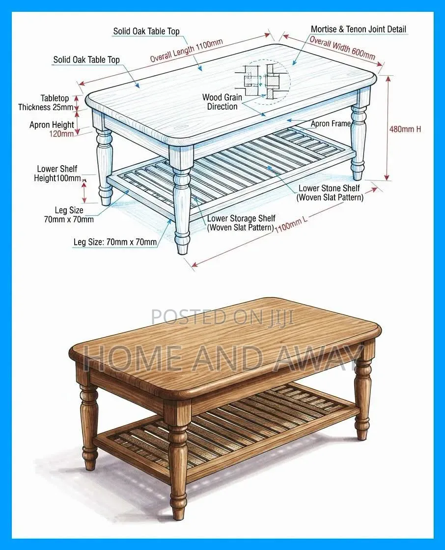 Coffee Tables/Solid Coffee Tables in Any Colour From 600,000/-