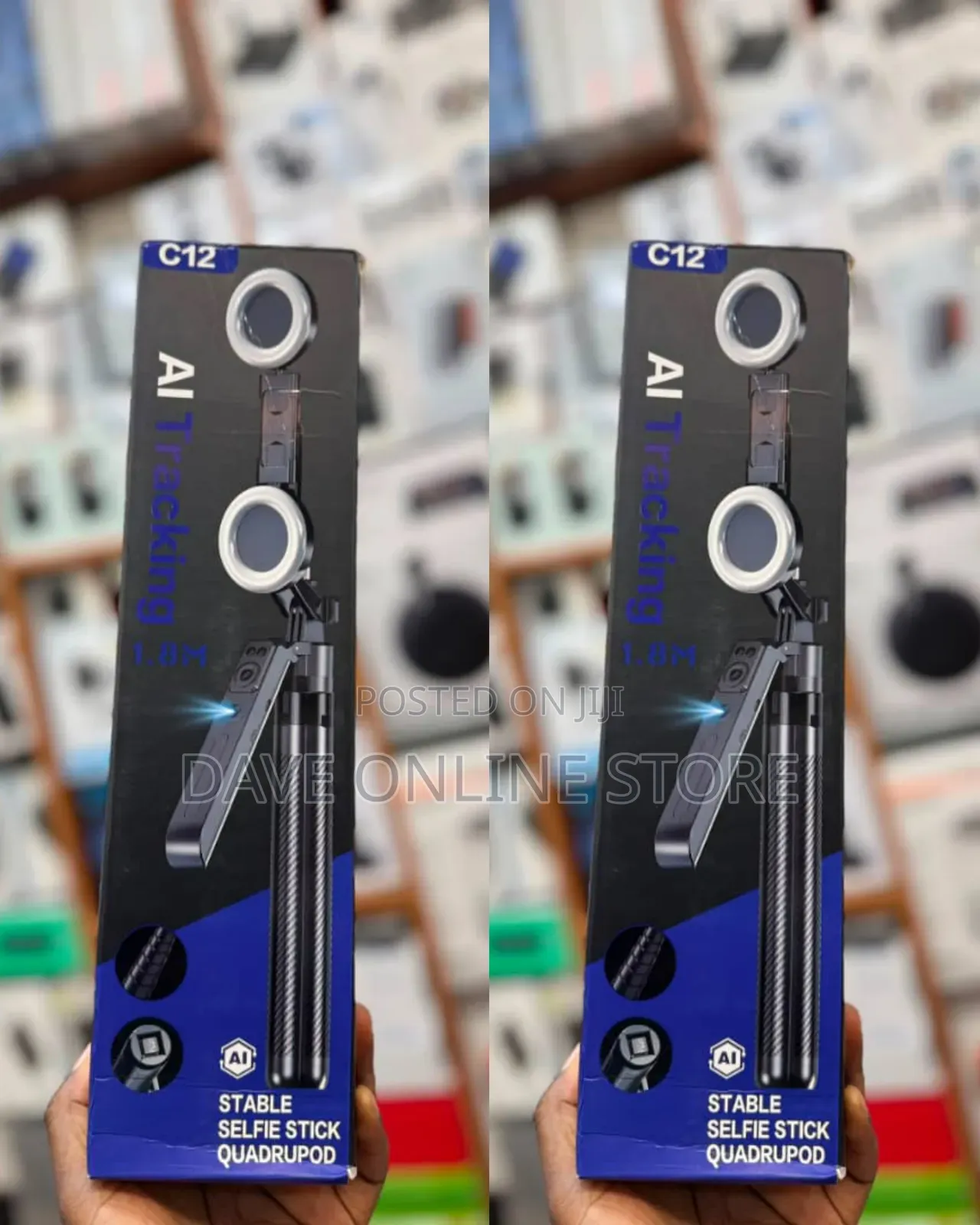 C12 AI Tracking Selfie Stick