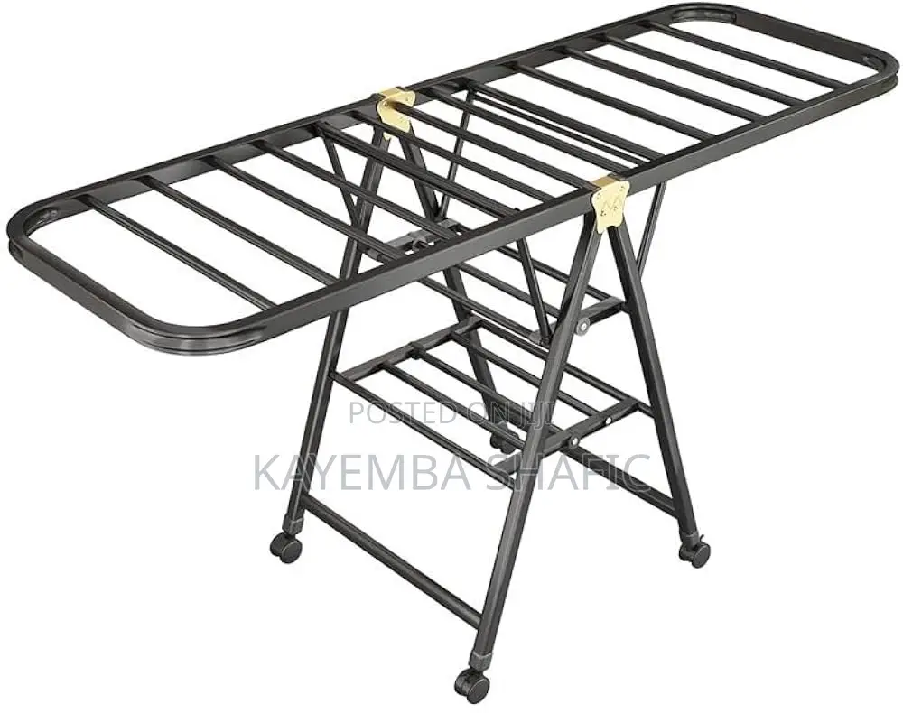 Sanipro 3-Tier Foldable Heavy Duty Carbon Steel Clothes Drying Rack