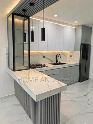 Kitchen Cabinets/L Class Kitchen Cabinets With Drop Lights 7,000,000/-
