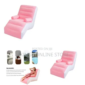 Portable Inflatable Chaise Lounge Bean Bag Folding Lazy Floor Sofa