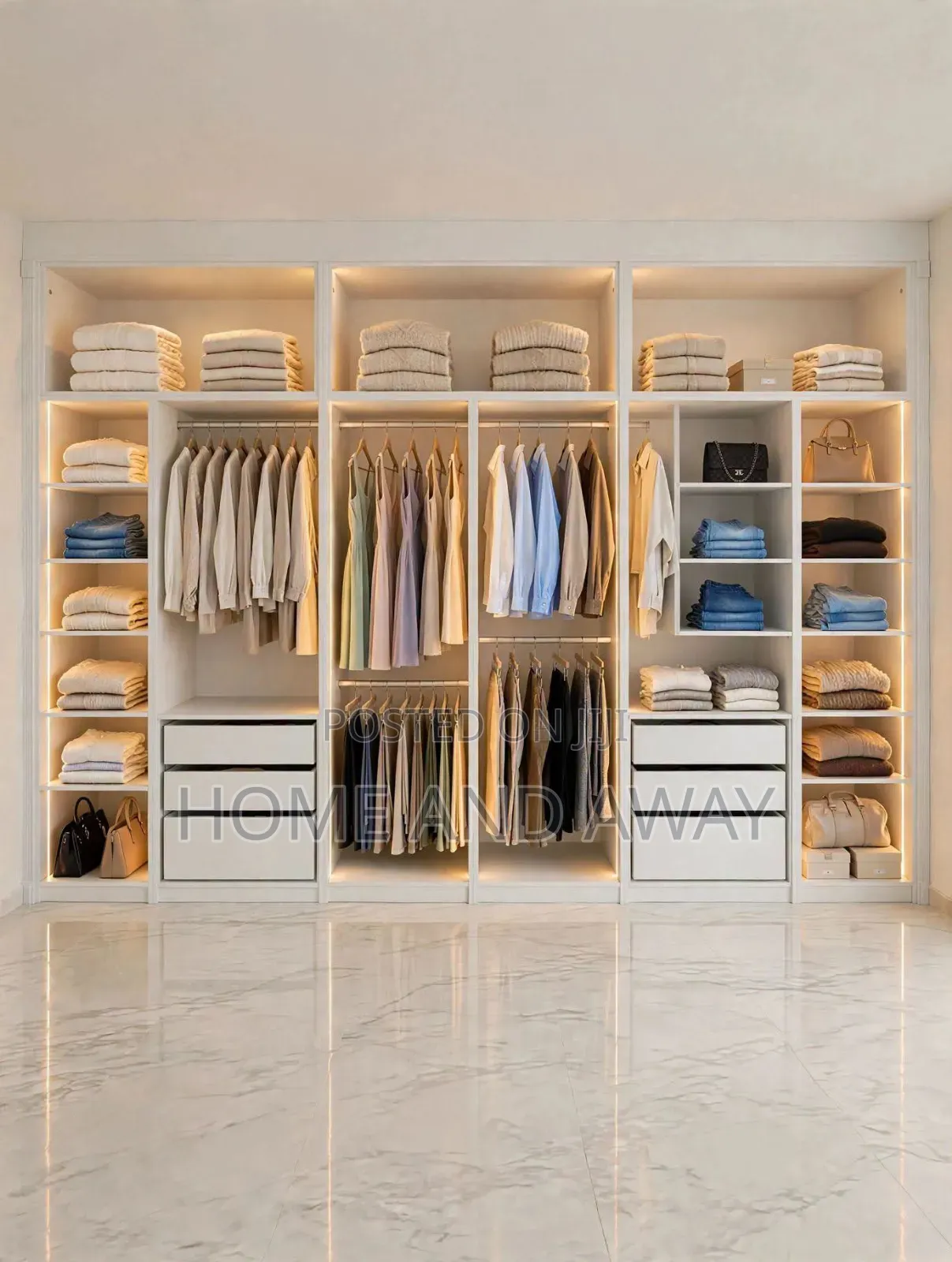Walk in Closets in Any Colour From 2,100,000/- With Delivery Setup
