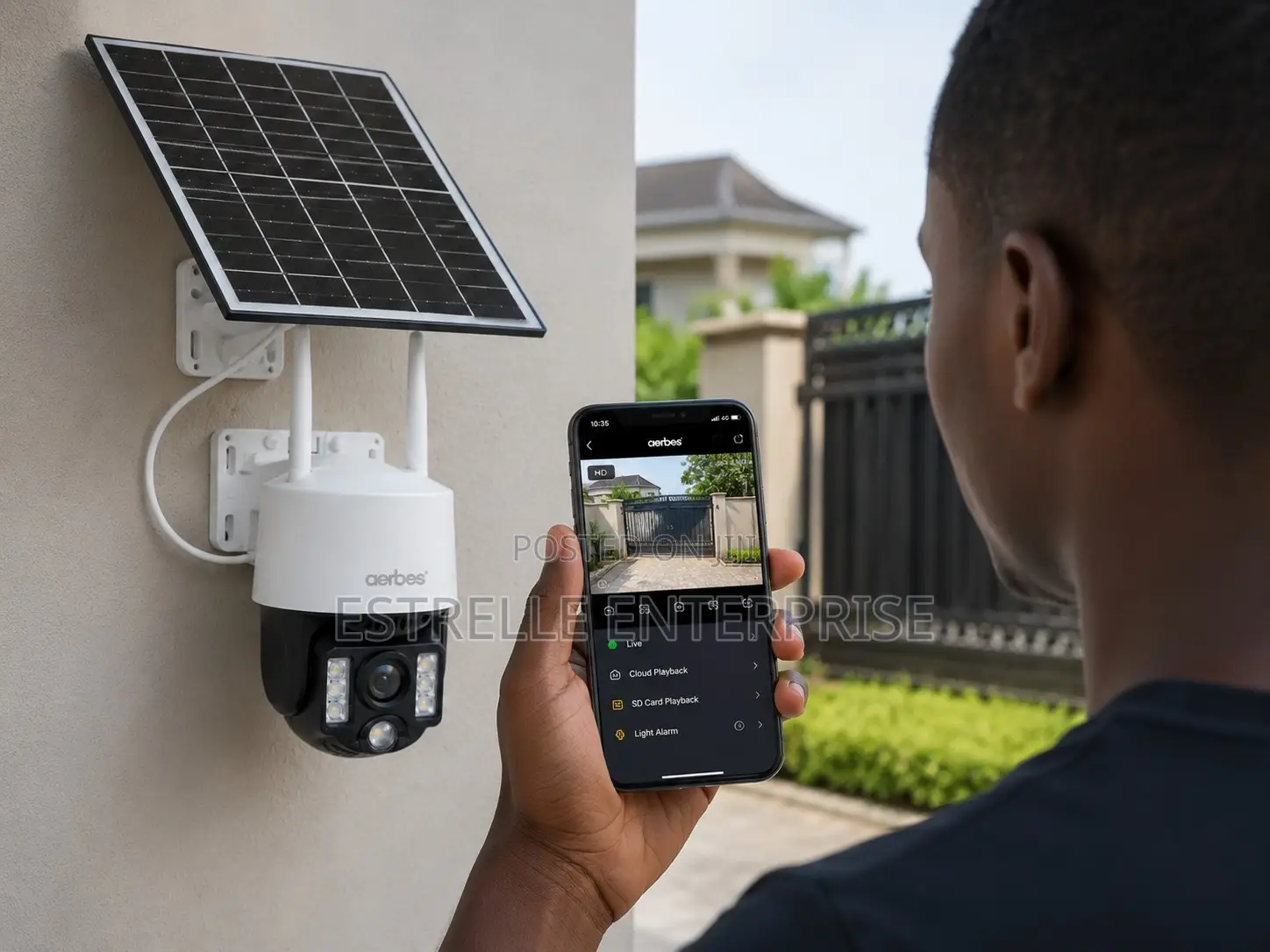 4G Solar PTZ Security Camera With Solar Panel IP66