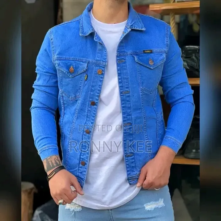 Men's Thermal Button Up Jean Jackets
