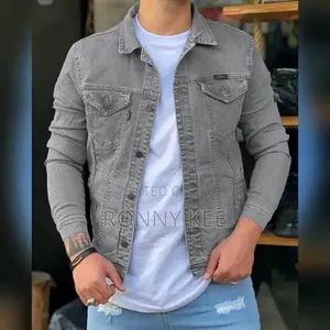 Men's Thermal Button Up Jean Jackets