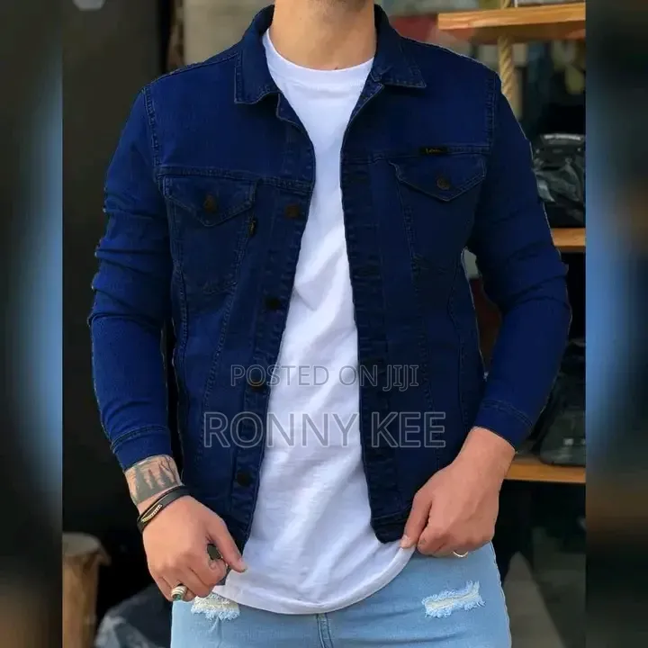 Men's Thermal Button Up Jean Jackets