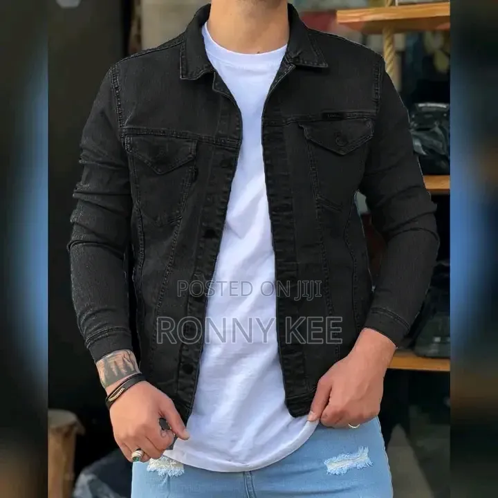 Men's Thermal Button Up Jean Jackets