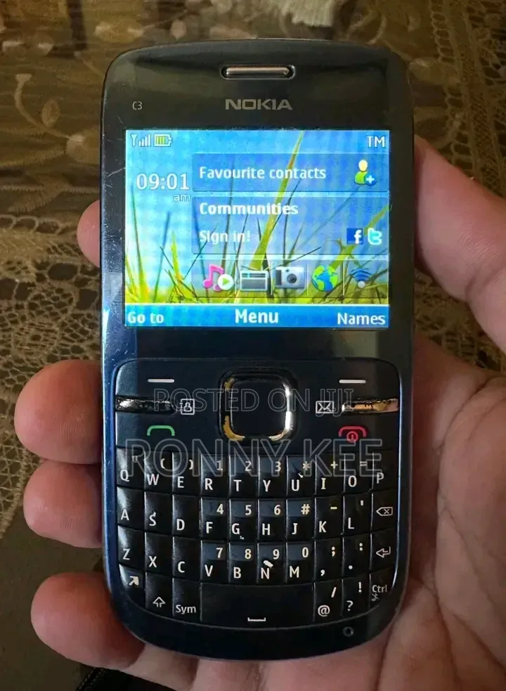 New Nokia C3 Blue