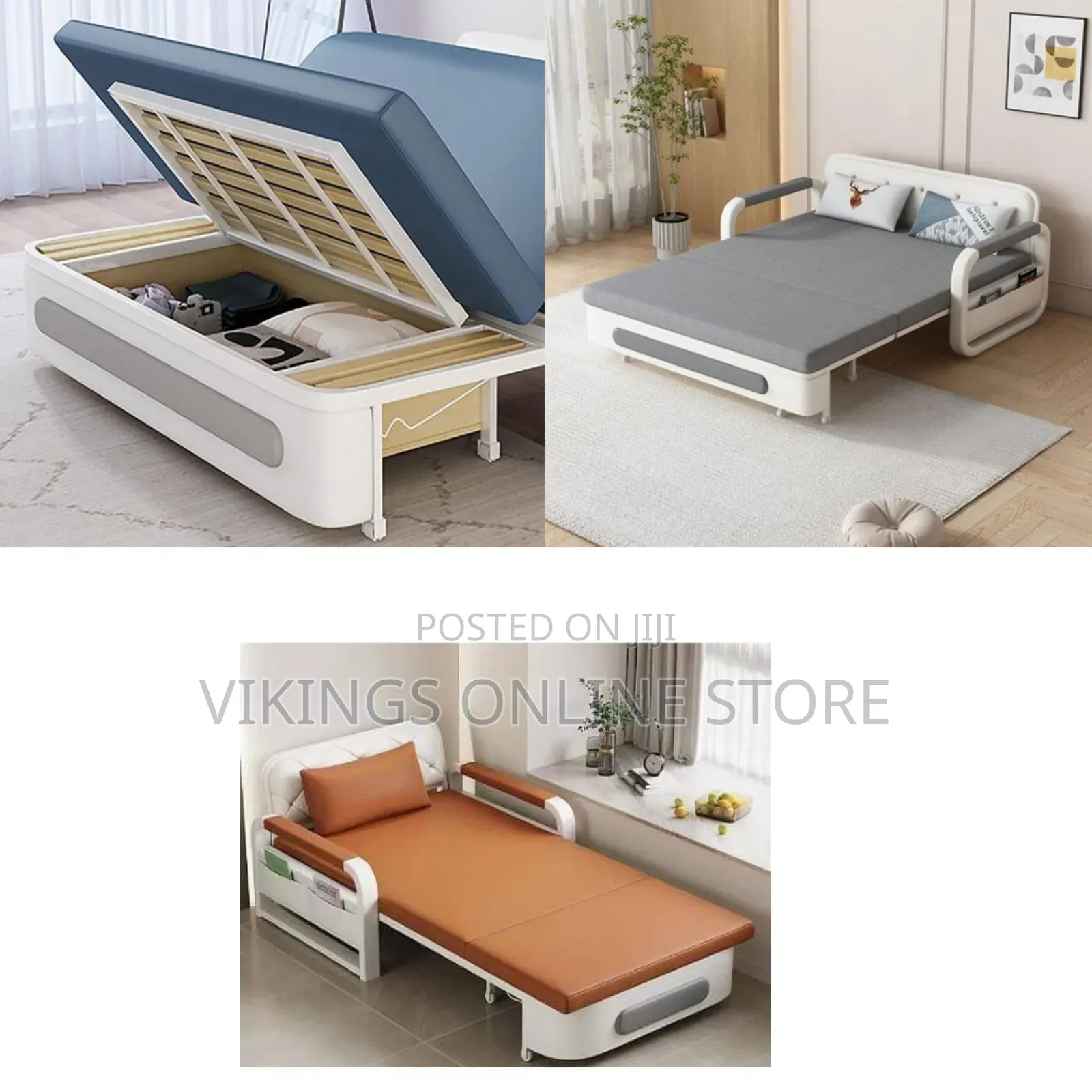 Sofa:108*85*85cm Bed:192*94*38cm Folding Sofa Bed With Pillow