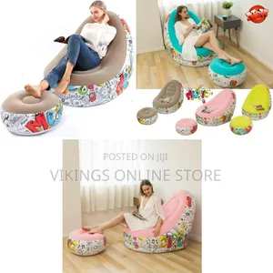 Lazy Sofa, Inflatable Sofa, Family Inflatable Lounge Chair, Graffiti