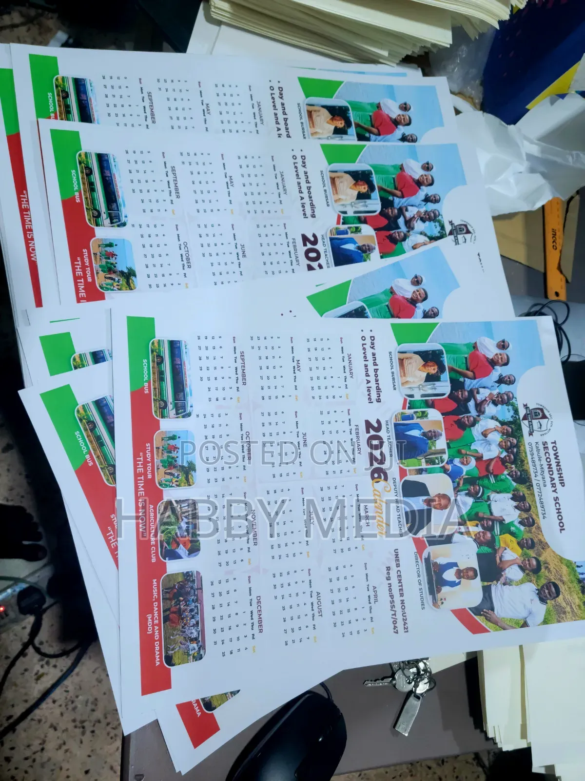 Calender Designing and Printing