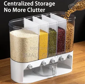 5-Compartment, Wall-Mounted Food Dispenser