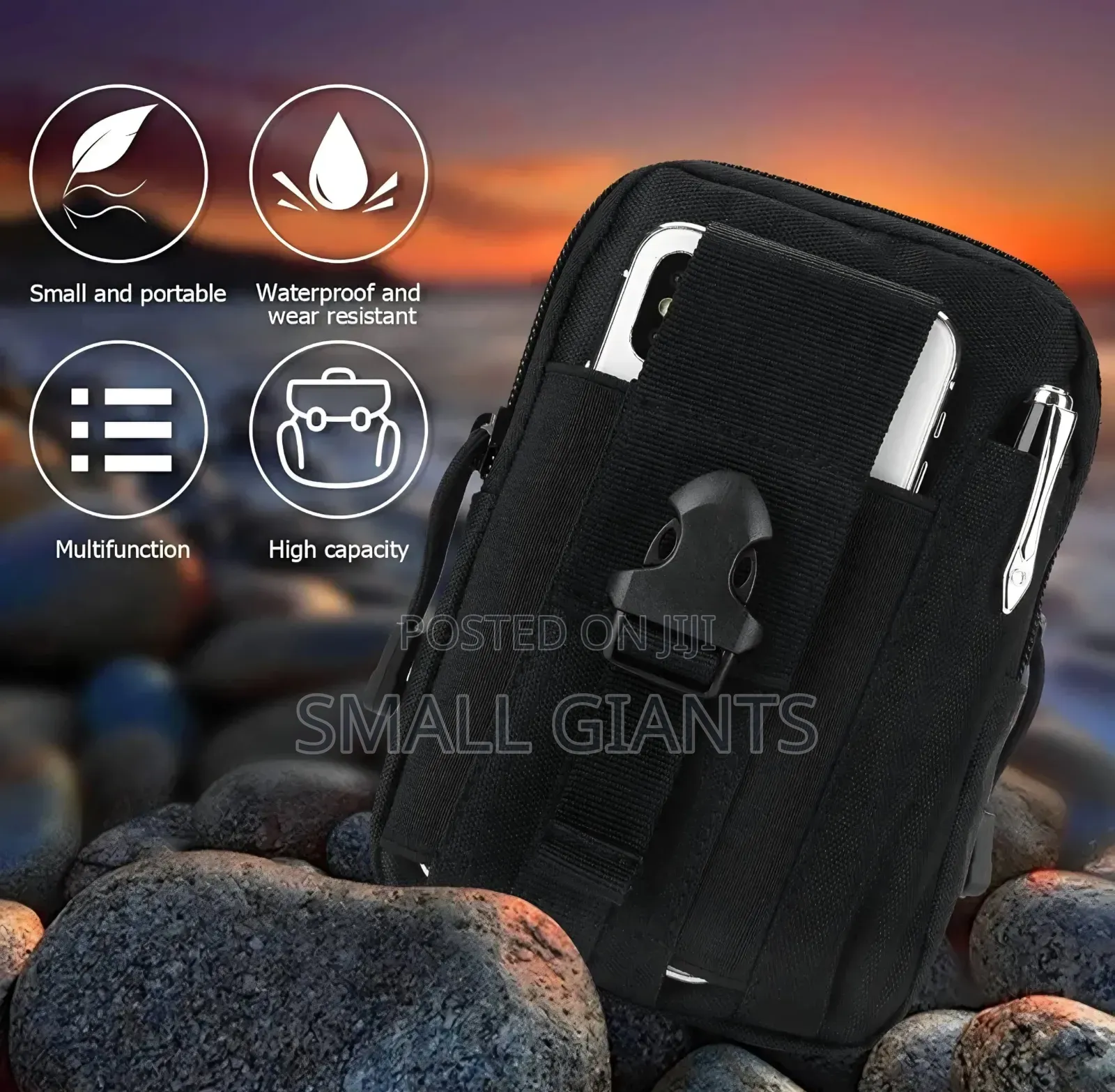 Multi Purpose Tactical Waist Belt Pouch Bag