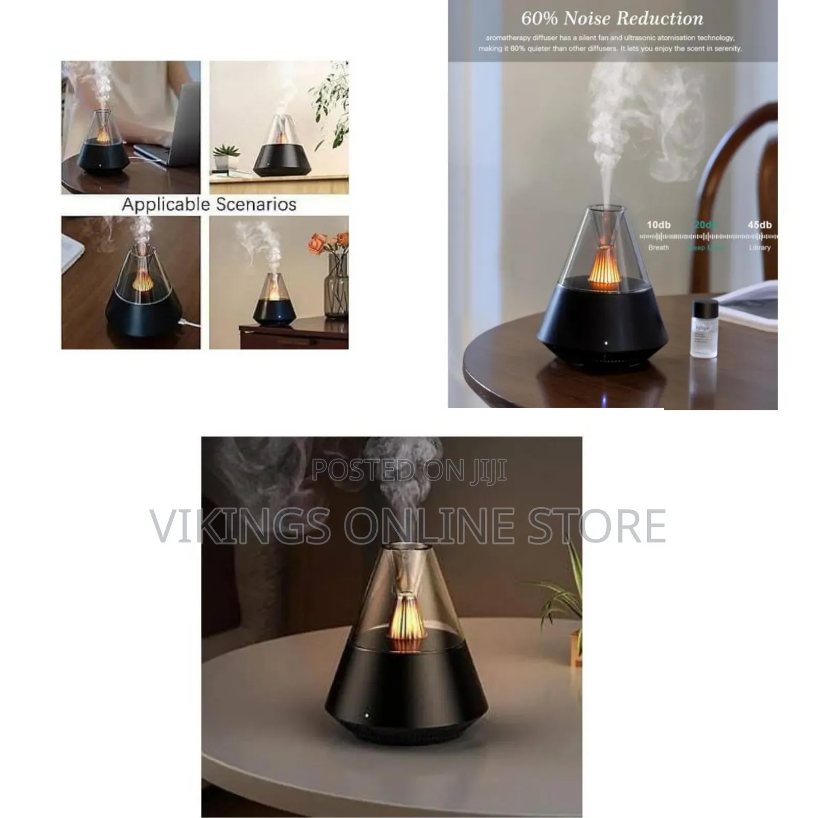 Essential Oil Diffuser, Ultrasonic, Cool Mist Aromatherapy Diffuser