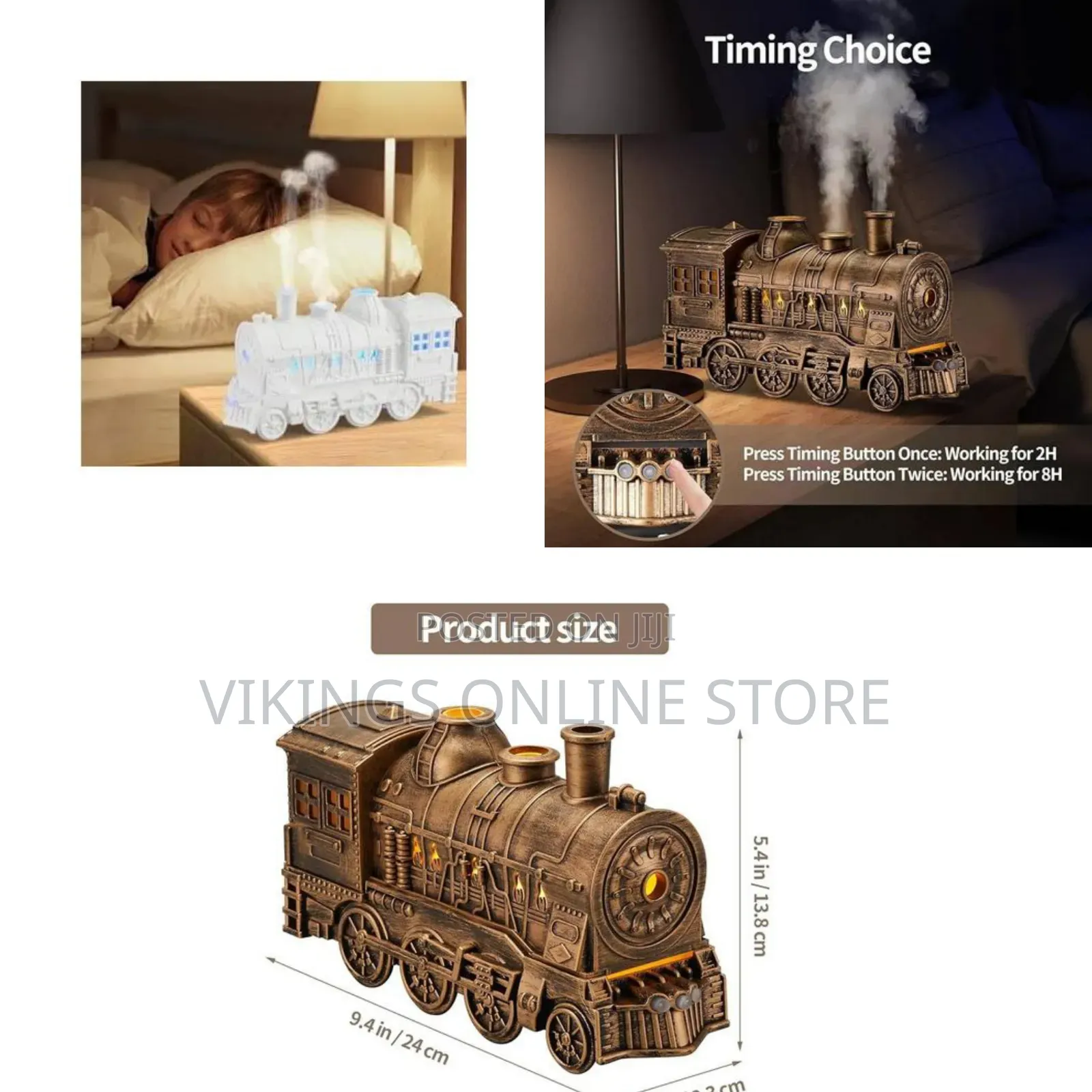Essential Oil Diffuser Ultrasonic Cool Mist Air Humidifier With LED