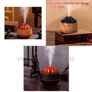 New Simulation 3D Mini Humidifier, Simulated Charcoal Fire Personal
