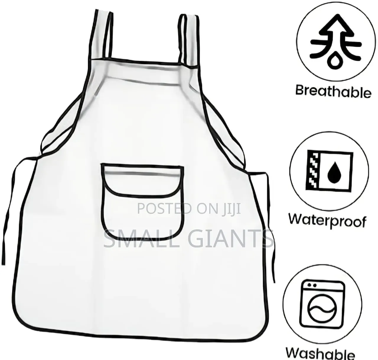 Transparent Waterproof Kitchen Apron