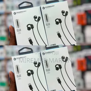 Powerology Voro Earhook USB-C Wired Earphones -