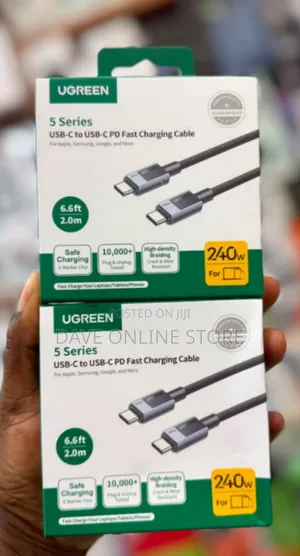 UGREEN 5 Series USB-C to USB-C PD Fast Charging Cable