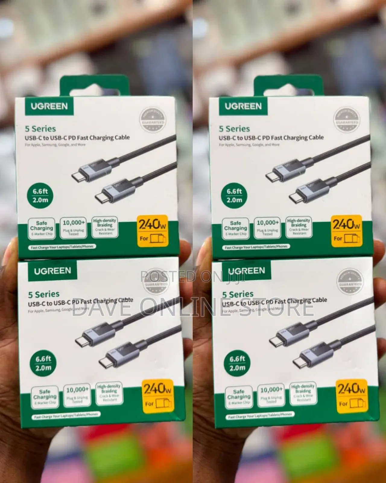 UGREEN 5 Series USB-C to USB-C PD Fast Charging Cable